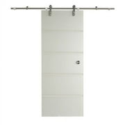 Pinecroft New Visions Contour Glass Barn Door 30" x 80" Opening Size