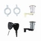 thumbnail image 1 of Car Door Lock Cylinder with 2 Key Smooth Control 7701468981 Replacement for MEGANE CLIO THALIA, 1 of 5