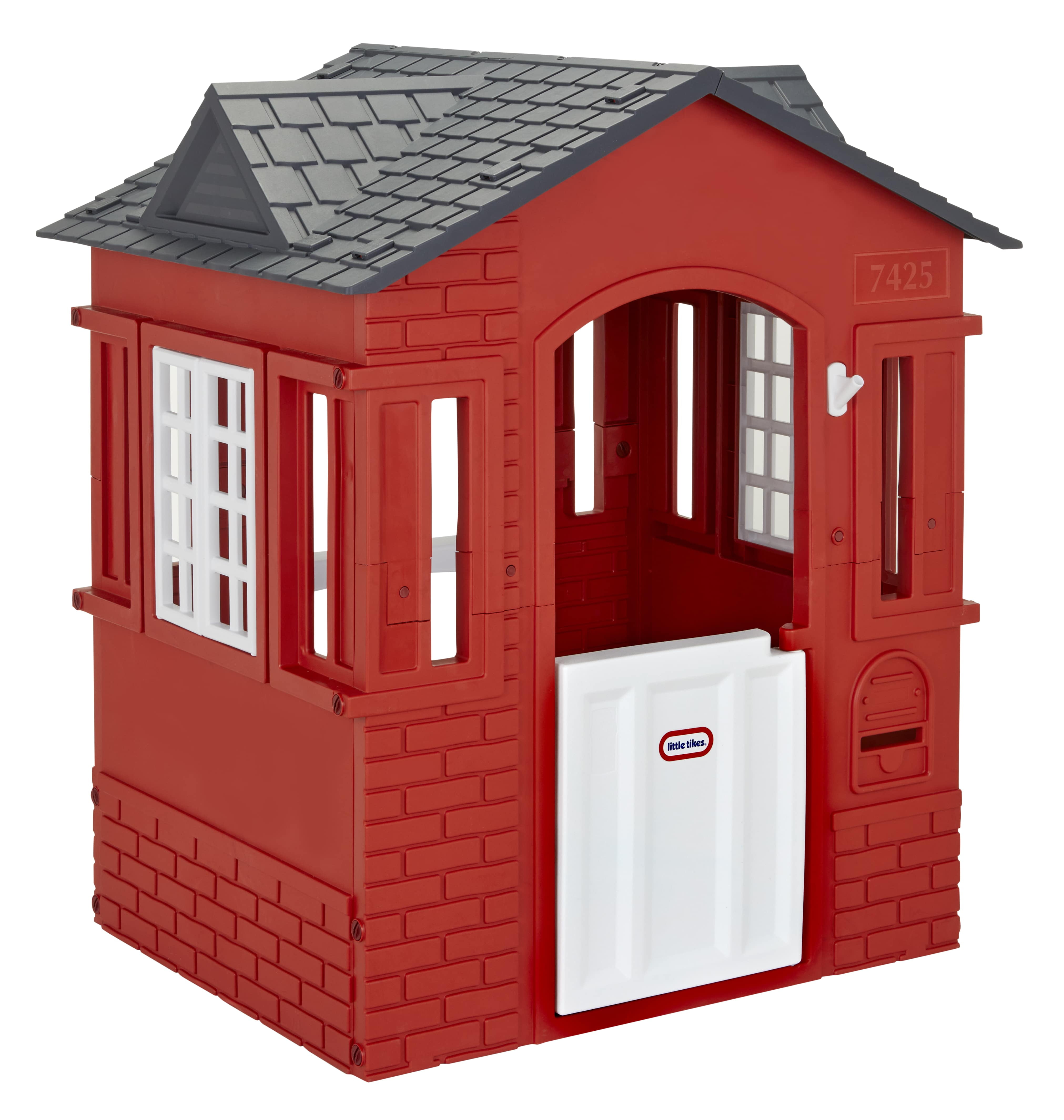 Little Tikes Cape Cottage House, Red with Working Door, Window Shutters