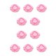 thumbnail image 3 of Yuarrent Gorro para el pelo de 1 pieza, elasticidad atractiva, cómodo, transpirable, gorro de baño, bufanda para la cabeza, gorro de dormir, turbante, Rosa Código promedio 10piezas Yuarrent CBP196939, 3 of 4
