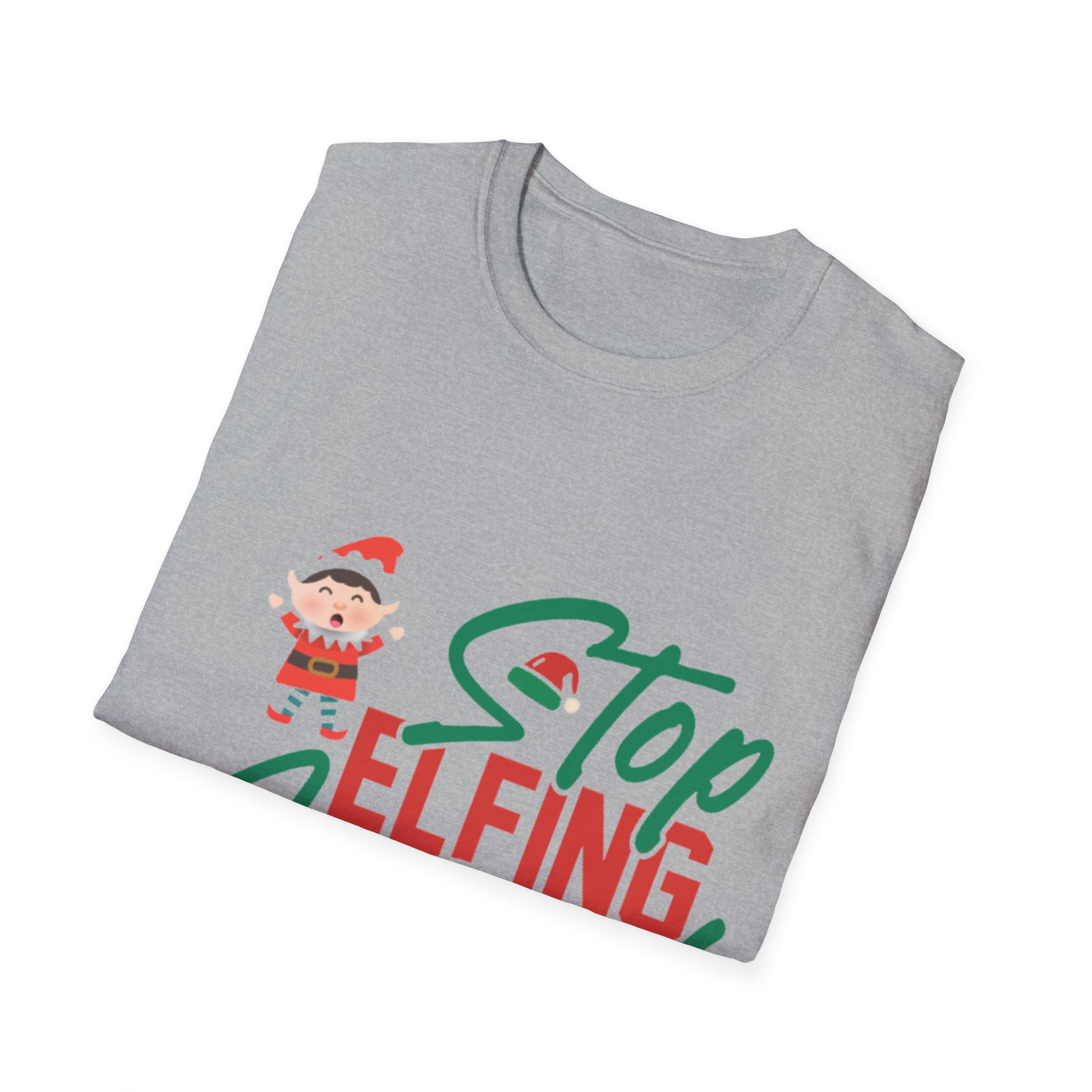 Stop Elfing Around Holiday Lights Christmas Humor Novelty