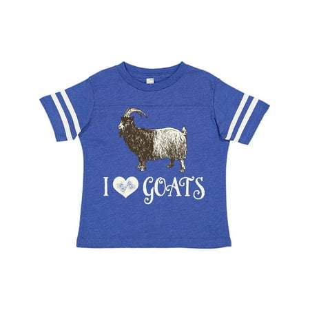 

Inktastic I Love Goats Gift Gift Toddler Boy or Toddler Girl T-Shirt