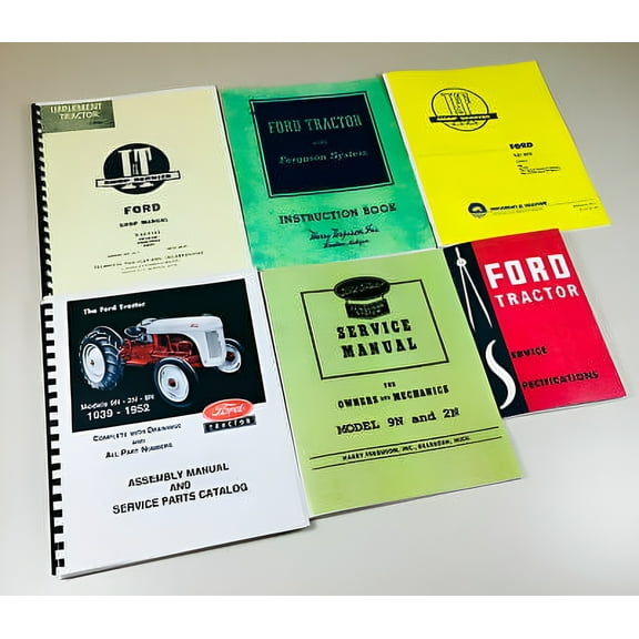 ford Tractors Operators Service Repair Manual Set