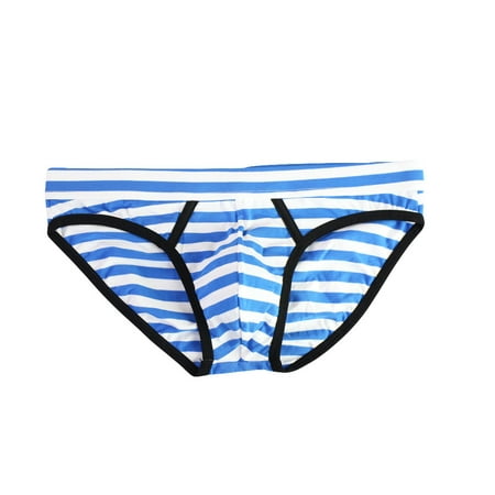 Outtop Men's Stripe Soft Briefs Underpants Knickers Shorts Sexy