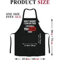 thumbnail image 3 of Don''t Worry I Can Do This I Watchen a YOU TUBE Video, Funny Chef Apron,Funny Apron cooking for Men & Women with 2 Tool Pockets,Adjustable Straps,Waterproof and OilProof,Gift For Chef, 3 of 4