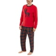 thumbnail image 2 of Eddie Bauer Men's Family Matching Pajama Set (Red, Large), 2 of 4