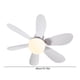 thumbnail image 3 of Ventilador Techo LED Base E27 30W Enchufe Control Remoto () Blanco, 3 of 3