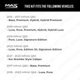 thumbnail image 3 of MAX Advanced Brakes - Rear Brake Kit For 2013-2020 Nissan Pathfinder| Carbon Ceramic Brake Pad and Rotor Kit| Daily Driving OE Replacement Brake Rotors, 3 of 9