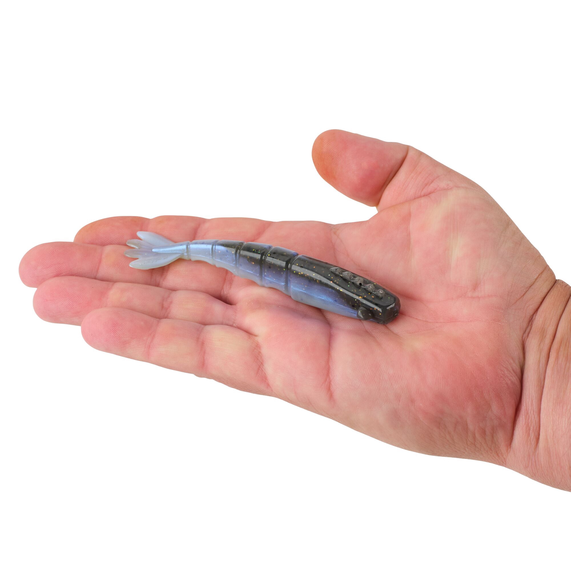 Berkley PowerBait® Saltwater Bonga Shrimp, 4 in, Shrimp, Molting (6-count)