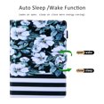 thumbnail image 4 of Allytech Case for Apple iPad 8th7th Generation 10.2" 2020/2019 Released, Premium PU Leather Folio Flip Multi Angle Stand Cards Holder Smart Cover with Auto Sleep Wake Feature/ Pencil Holder,Blossom, 4 of 7