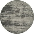 thumbnail image 1 of Unique Loom Del Mar Tonal Design Rug 3' 3 x 3' 3 Round Dark Gray/Light Gray, 1 of 2