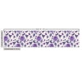 thumbnail image 3 of Ambesonne Floral Fabric by the Yard Upholstery, Lilac Roses Spring Romantic, 5 Yards, Plum Eggshell and Mauve, 3 of 5
