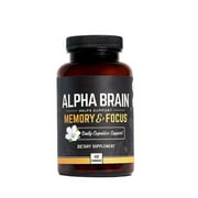 Alpha Brain Memory & Focus 60 Capsules Supplement for Men & Women