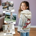 thumbnail image 7 of Chaqlin Galaxy Horse Fluffy Athletic Jacket for Youth and Boys - Fuzzy Hoodie for boys Long Sleeve Loose Hoodie for Sports and Casual, 7 of 7