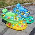 thumbnail image 3 of MesaSe 1PC Inflatable Swimming Ring Pool Float Baby Ring Inflatable Mattress Rings, 3 of 5