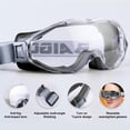 thumbnail image 2 of Eigraketly Gafas a prueba de polvo, antivaho, viento, arena, gris, gafas transpirables para ciclismo, gafas de soldadura, gafas protectoras a prueba de monoculares Negro Eigraketly OD010663-02, 2 of 6