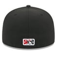 thumbnail image 4 of Men's New Era Black Rochester Red Wings Authentic Collection Alternate Logo 59FIFTY Fitted Hat, 4 of 5