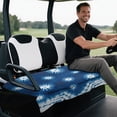 thumbnail image 5 of Uourmeti Indigo Tie-Dye Pattern Golf Cart Seat Covers Universal, for Universal Golf Cart Seat, Golf Cart Seats Cushion Covers, 5 of 8