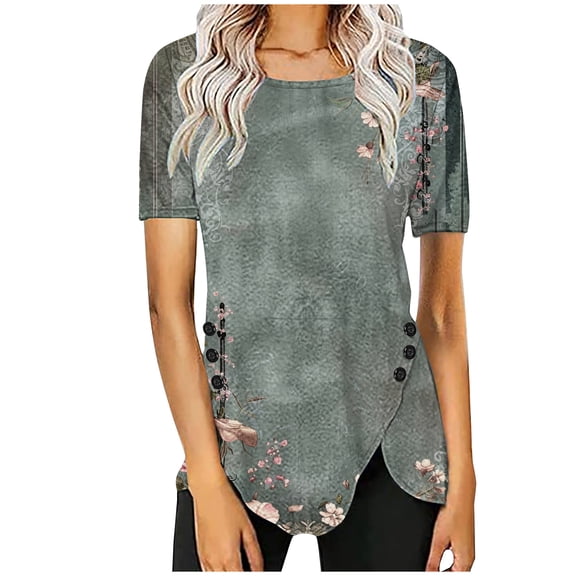 My Orders Lightweight Tops & Blouses Red Shirts for Women Casual Summer Tees for Women 2025 Trendy Black Summer Tops Y2K Warehouse Today Shipping