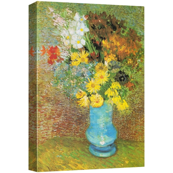 wall26 Canvas Print Wall Art Pear Tree by Master Artist Vincent Van Gogh Nature Wilderness Illustrations Fine Art Relax/Calm Multicolor for Living Room, Bedroom, Office - 16"x24"