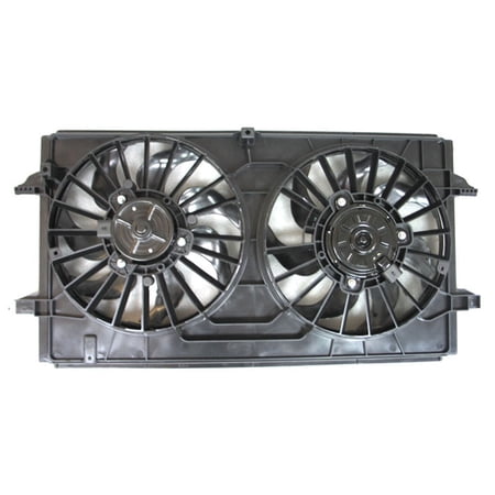 Agility Auto Parts 6016146 Dual Radiator and Condenser Fan Assembly for GM Specific Models Fits select: 2006-2010 PONTIAC G6 2007-2011 CHEVROLET MALIBU