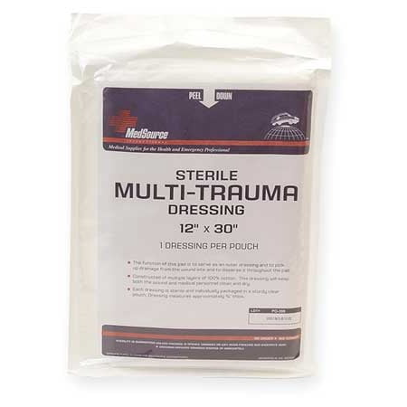 Sterile Trauma Dressing - NORTH BY HONEYWELL 069564 Multi-Trauma Dressing, Sterile, White, Bulk