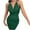 Green, variant on Lmnyox Summer Bodycon Dress for Women Sleeveless V Neck Cocktail Dress Backless Party Club Mini Dress