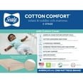 thumbnail image 6 of Sealy Cotton Comfort 2-Stage Baby Crib & Toddler Mattress with 204 Coil Innerspring and Waterproof Cotton Cover, 6 of 13