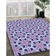 thumbnail image 3 of Ahgly Company Machine Washable Indoor Rectangle Transitional Purple Sage Bush Purple Area Rugs, 2' x 4', 3 of 7