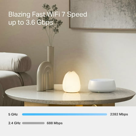 TP-Link Deco BE3600 Dual-Band WiFi 7 Mesh System 3-Pack - White