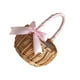 thumbnail image 2 of Cesta de flores de mimbre Bewildely Rosa L, 2 of 6