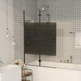 thumbnail image 3 of vidaXL Folding Shower Enclosure ESG 31.5"x55.1" Black, 3 of 24