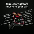 thumbnail image 3 of Armor All Bluetooth FM Transmitter and Car Charger with Type-C and Dual USB-A Ports for Hands-Free Calls and USB/SD/Aux Audio Playback, 3 of 9