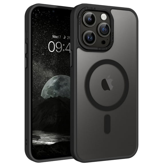 BENTOBEN Case for Iphone 13 Pro Compatible with Mag-Safe 6.1" Tpu Magnetic Shockproof Cover Black