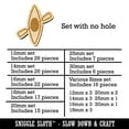 thumbnail image 2 of Kayak with Paddle Icon Wood Mini Charms Shapes DIY Craft Jewelry - No Hole - 12mm (26pcs), 2 of 7