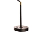 thumbnail image 5 of Catalina Lighting Lennon 20.75''  Adjustable Desk Lamp Modern Task Light with Metal Dome Shade and  2-Prong Power Outlet in Base for Home, Office, or Bedroom, Black, 5 of 5