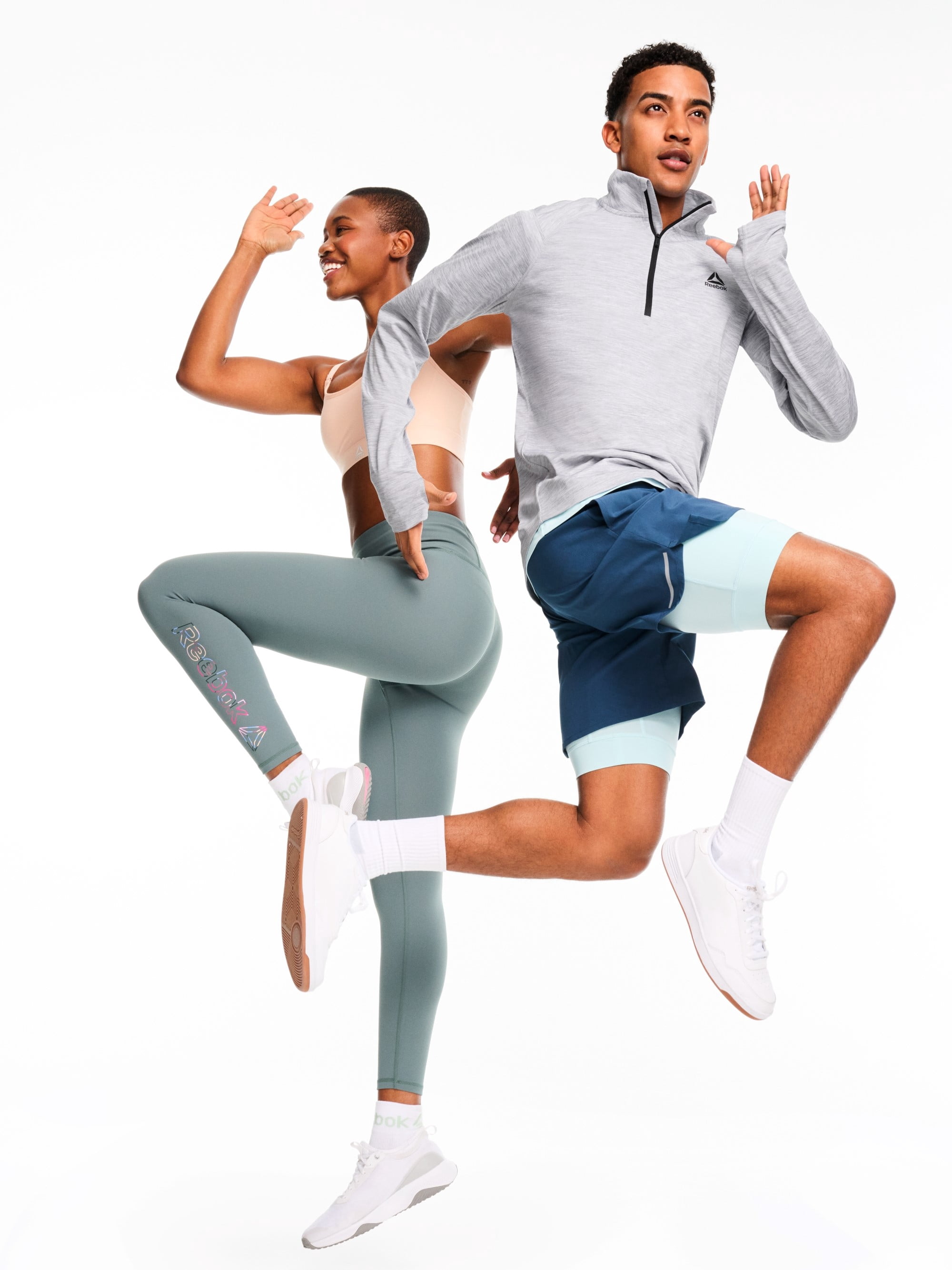 Reebok Men's and Big Men's Compression 2-IN 1 Short (7" Inseam, 9" Inner Inseam), up to Sizes 3XL