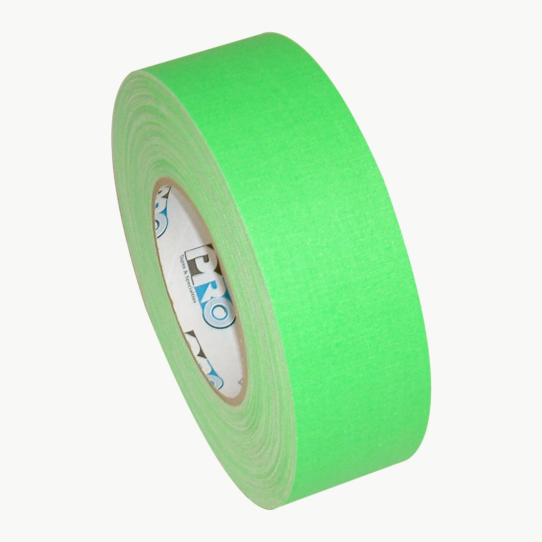 Pocket Pro Gaff Fluorescent Yellow Gaffers Tape 1 inch X 6  yards on 1 inch core 