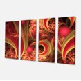 thumbnail image 2 of Pink Symmetrical Fractal Pattern - Floral Canvas Art Print, 2 of 3