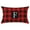 F, variant on Tunhigl Christmas Pillowcase Faceless Doll Dwarf Gnome Goblin Lattice Christmas Tree Snowflake Flax Printed Sofa Pillowcase