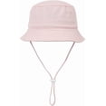 thumbnail image 3 of CoCopeaunts Kids Bucket Hat for Boy Summer UV Protection Sun Cap Unisex Fisherman Hat Girls Adjustable Chain Cotton Basin Hat, 3 of 8
