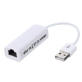 thumbnail image 1 of Unique Bargains USB 2.0 to RJ45 Cable Network Adapter 10/100M Ethernet LAN Driver-Free Network Card Support Computers for Laptop, 1 of 4