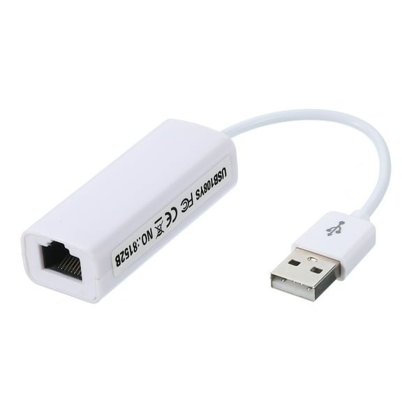 Uxcell USB 2.0 to RJ45 Cable Network Adapter 10/100M Ethernet LAN Driver-Free Network Card Support Computers for Laptop