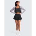thumbnail image 3 of Remera CRZ YOGA Butterluxe Crop Top con Escote Cuadrado Negra XS, 3 of 5