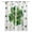 White, variant on Green Shamrock Blackout Curtains for Bedroom Living Room Darkening Curtains 63 Inches Long Spring Three Leaf Star Love Lucky Beige Window Curtain 2 Panels Set Window Treatment Grommet Drapes 42"x63"