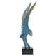thumbnail image 5 of Ala de ángel resina artesanía escultura decoración escritorio ornamento abstracto águila decoración del hogar BS-064 azul, 5 of 14