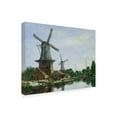 thumbnail image 3 of Trademark Fine Art Eugene Boudin Dutch Windmills Canvas Wall Art - 18x24, 3 of 5