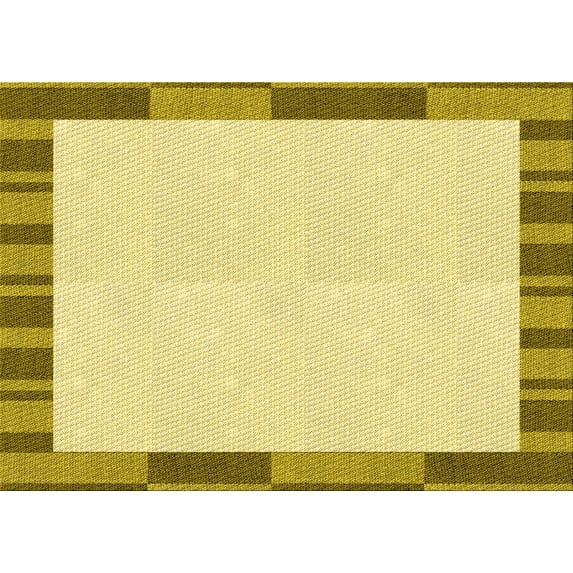 Ahgly Company Indoor Rectangle Patterned Dark Golden Rod Brown Area Rugs, 2' x 5'