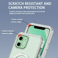 thumbnail image 5 of CASEFIV for iPhone 11 Case with Magnetic Invisible Stand [Compatible with MagSafe] Built-in Screen Protector Military Drop Protection Shockproof Slim Translucent Case Cover, Clear, 5 of 7