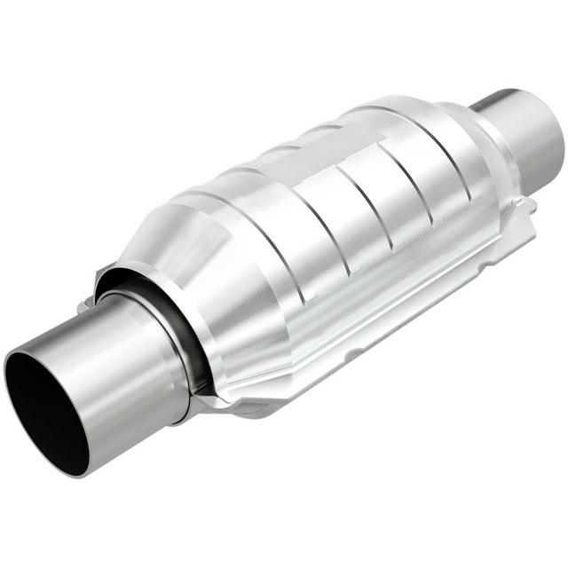 Magnaflow 48 State Converter Catalytic Converter 51209 Universal 48 State; 5-1/8 Inch Diameter Stainless Steel Case; Single 3 Inch Slip Fit Inlet; Single 3 Inch Slip Fit Outlet